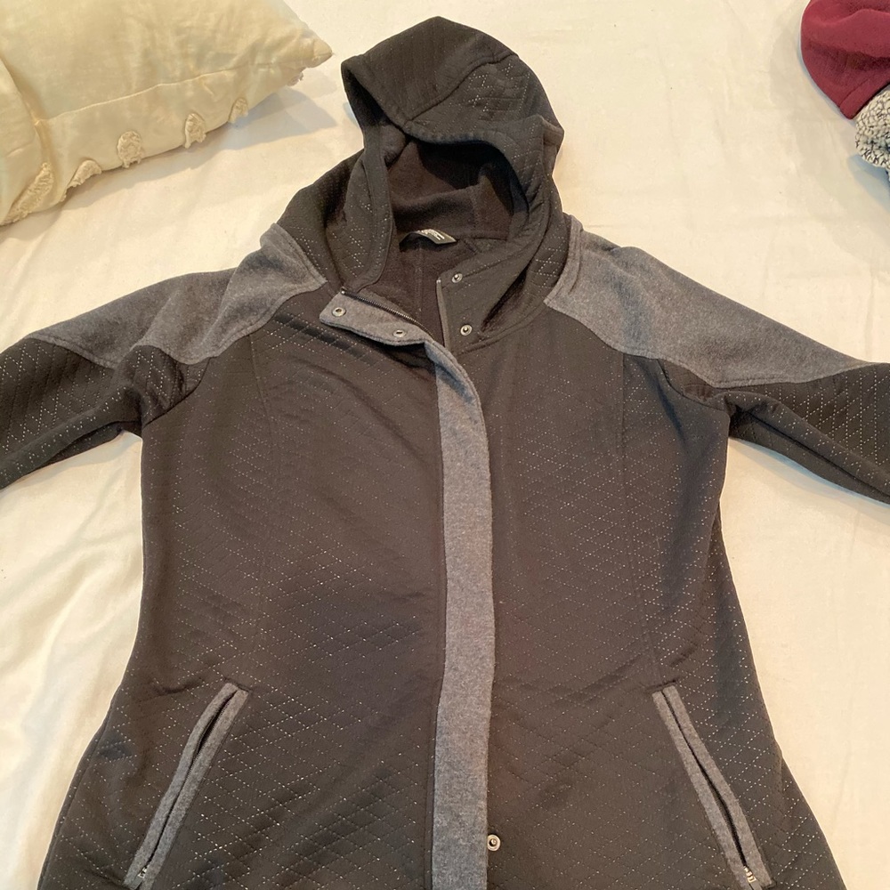 The North face black and gray jacket